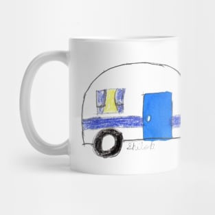 Happy Camper drawing by Shiloh - Homeschool Art Class 2021/22 Art Supplies Fundraiser Mug